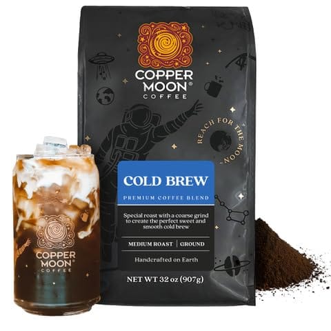 Copper Moon Ground Coffee, Medium Roast, Cold Brew Special Blend